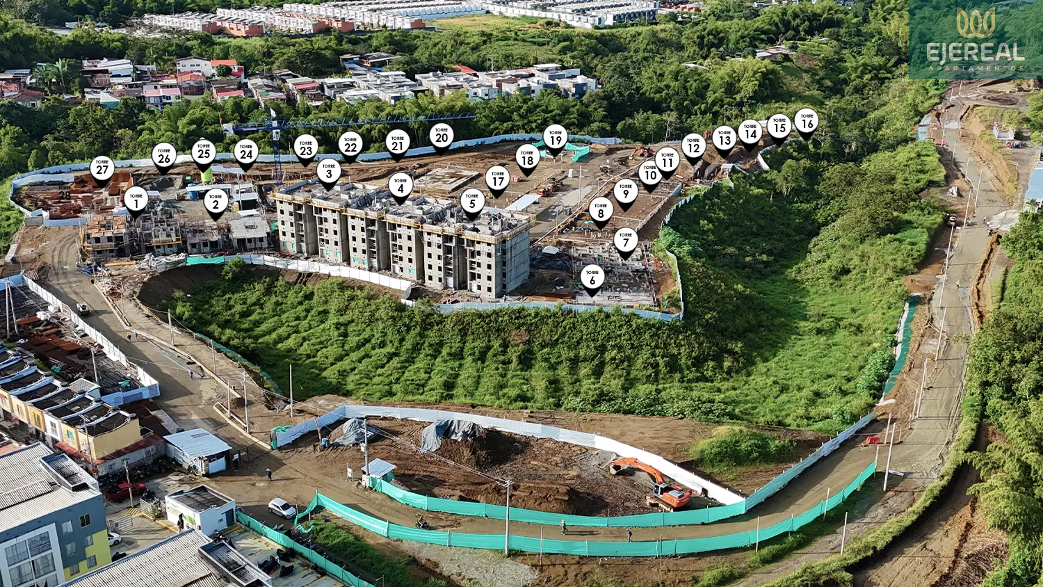 Foto del proyecto Ejereal en avance de obra noviembre de 2025