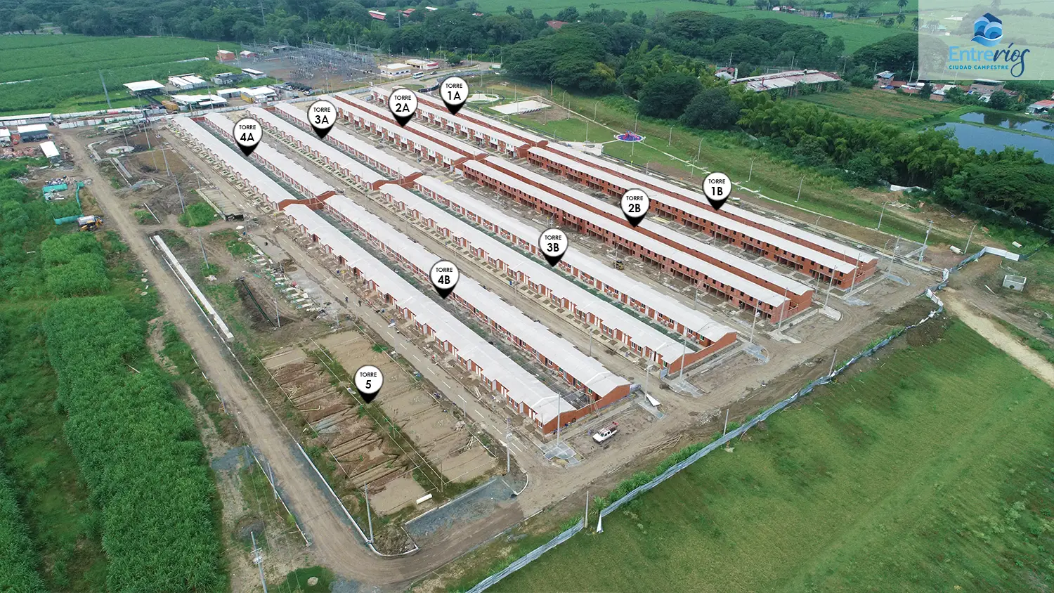 Foto del Macroproyecto Entreríos en avance de obra noviembre de 2025