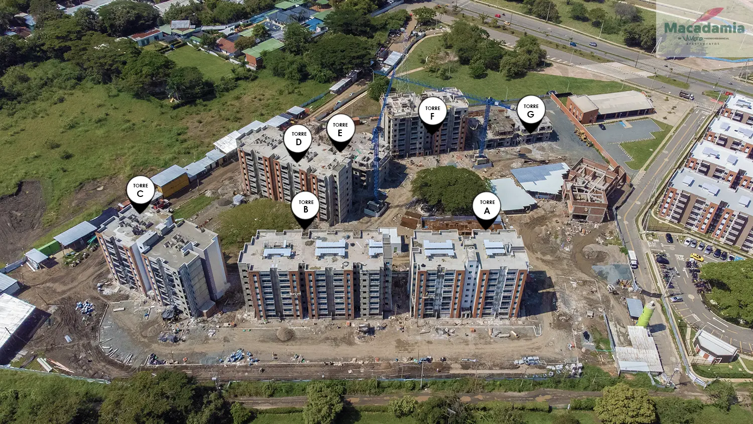 Foto del proyecto Macadamia en avance de obra noviembre de 2025