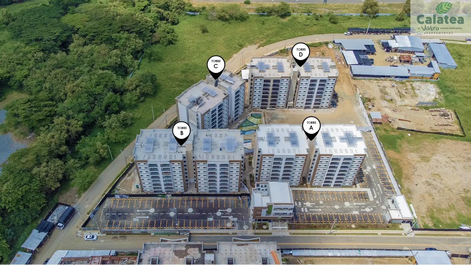 Foto del proyecto Calatea en avance de obra octubre de 2025