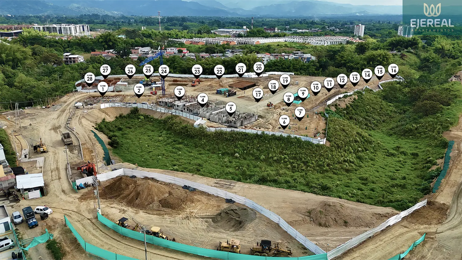 Foto del proyecto Ejereal en avance de obra Octubre de 2025