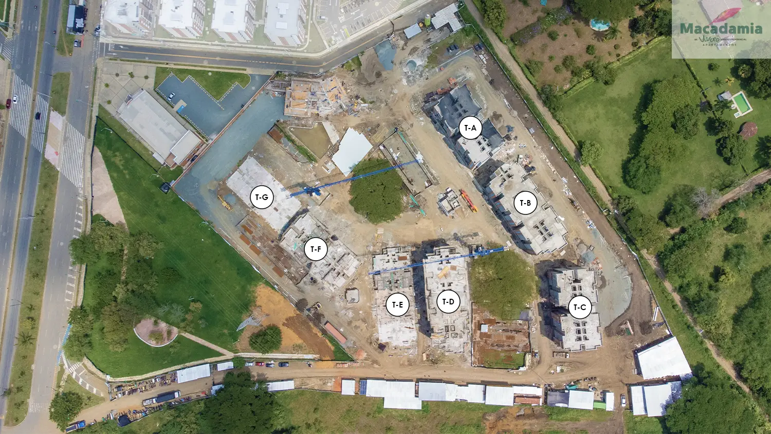 Foto del proyecto Macadamia en avance de obra Octubre de 2025