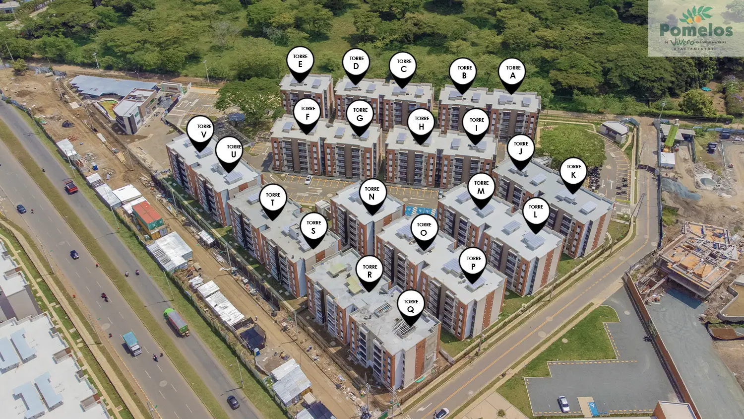 Foto del proyecto Pomelos en avance de obra octubre de 2025