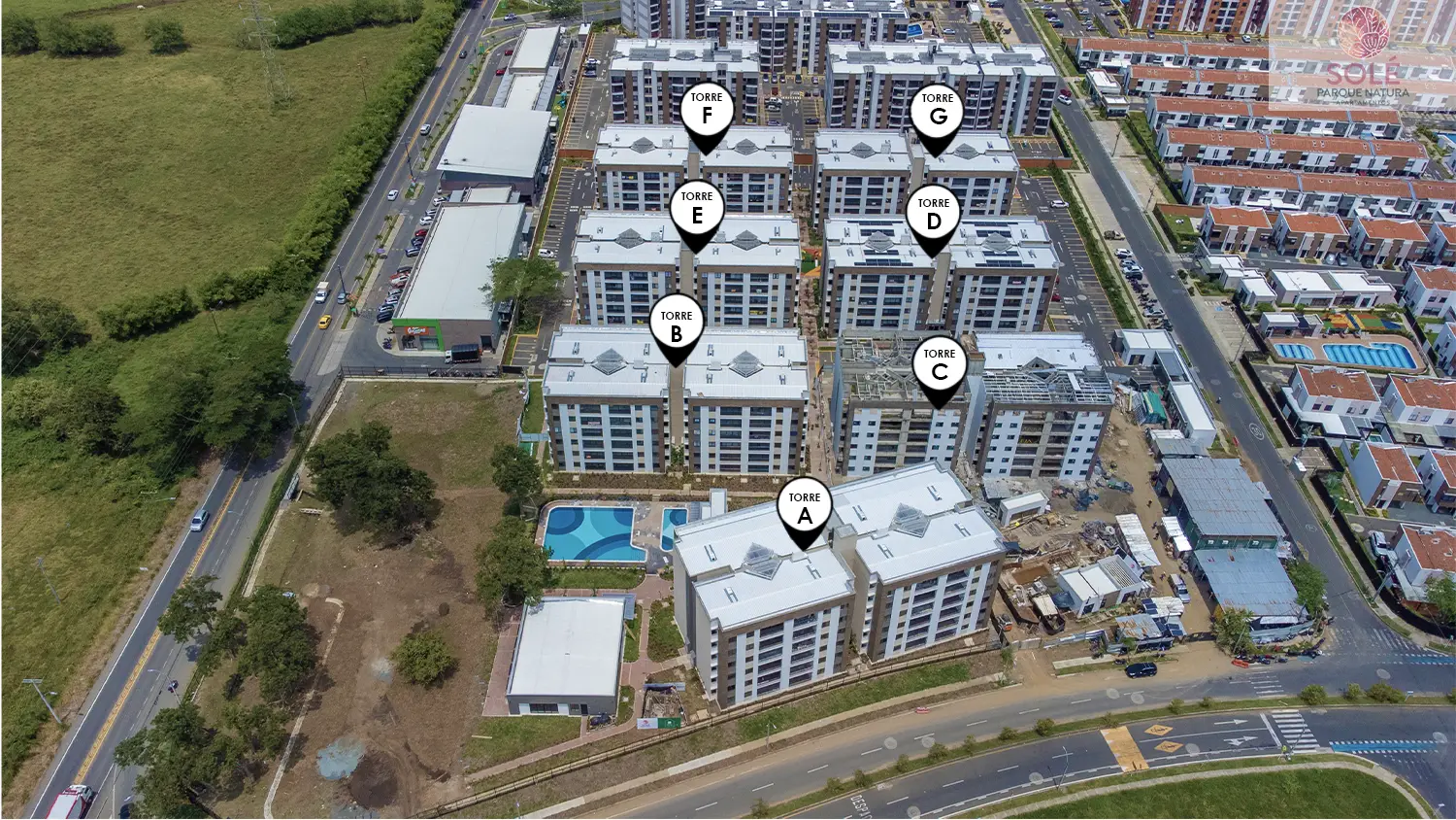 Foto del proyecto Solé en avance de obra octubre de 2025