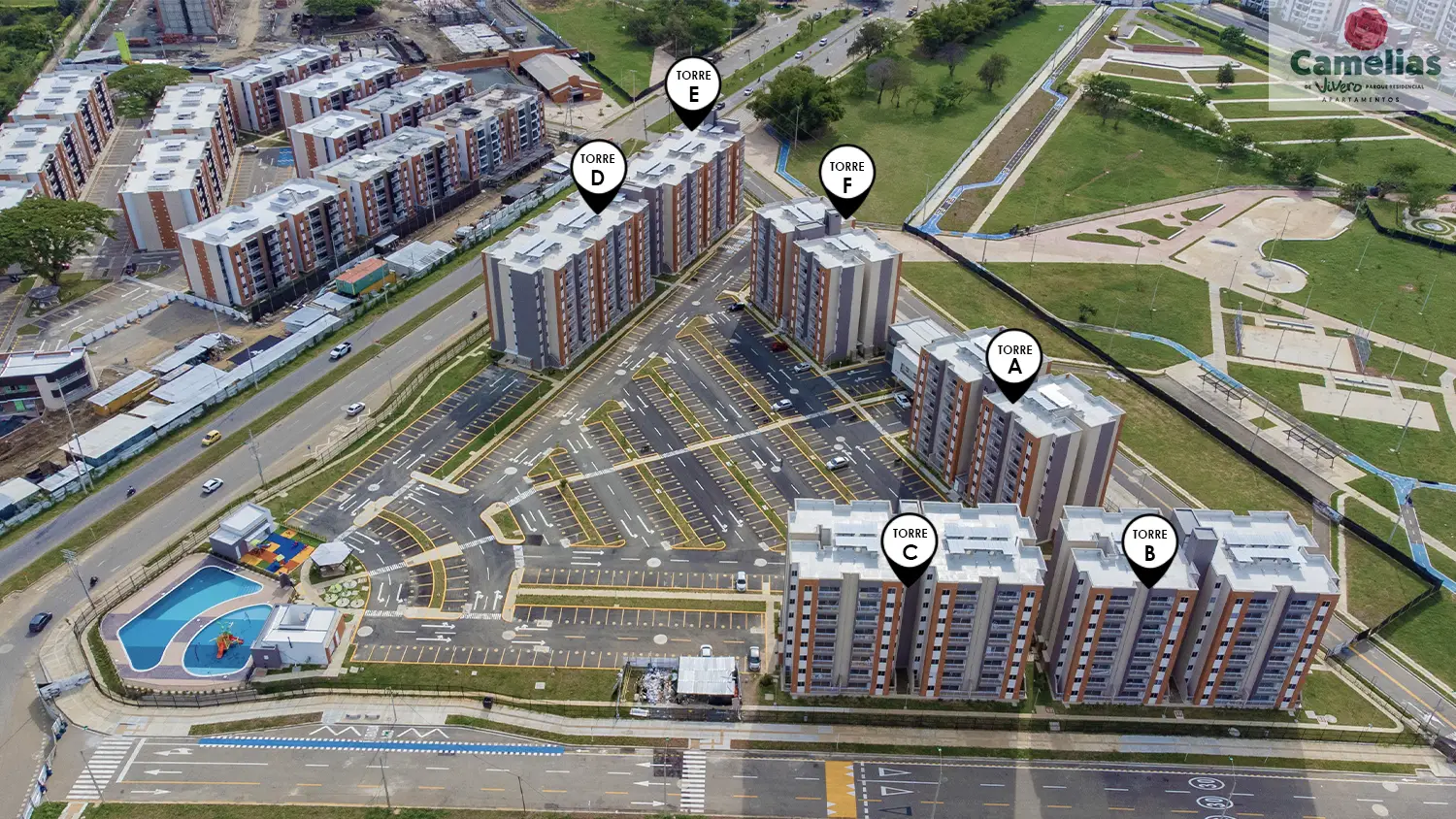 Foto del proyecto Camelias en avance de obra septiembre de 2025