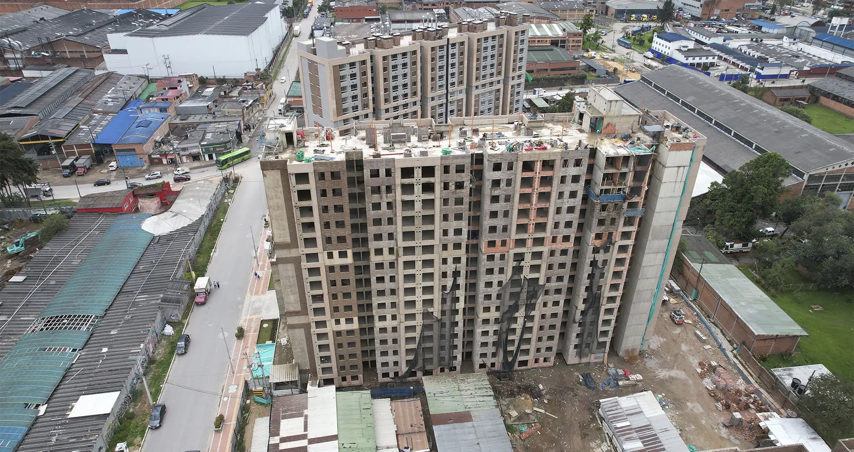 Foto del proyecto Senderos de Fontibón en avance de obra octubre de 2025