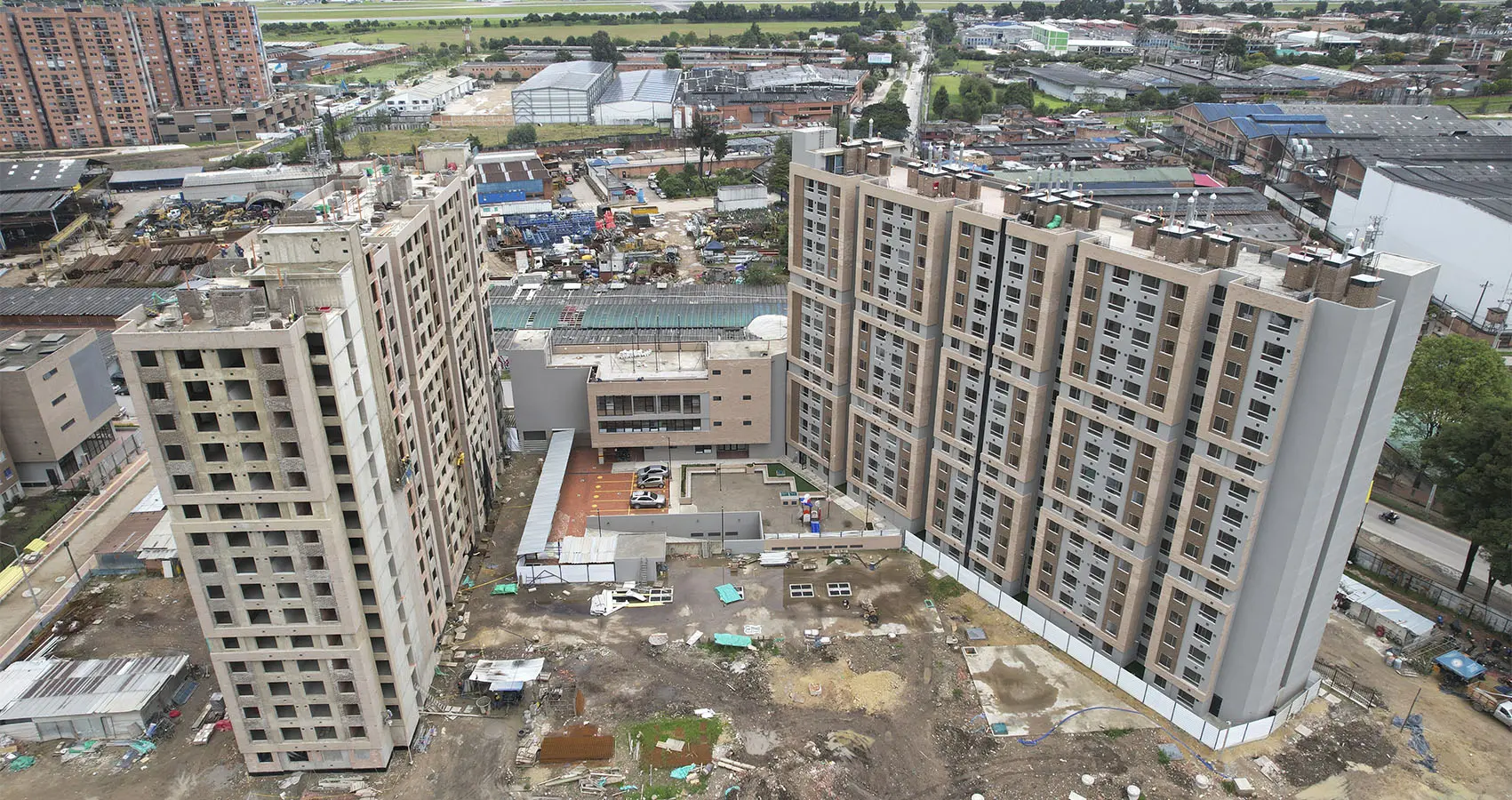 Foto del proyecto Senderos de Fontibón en avance de obra octubre de 2025