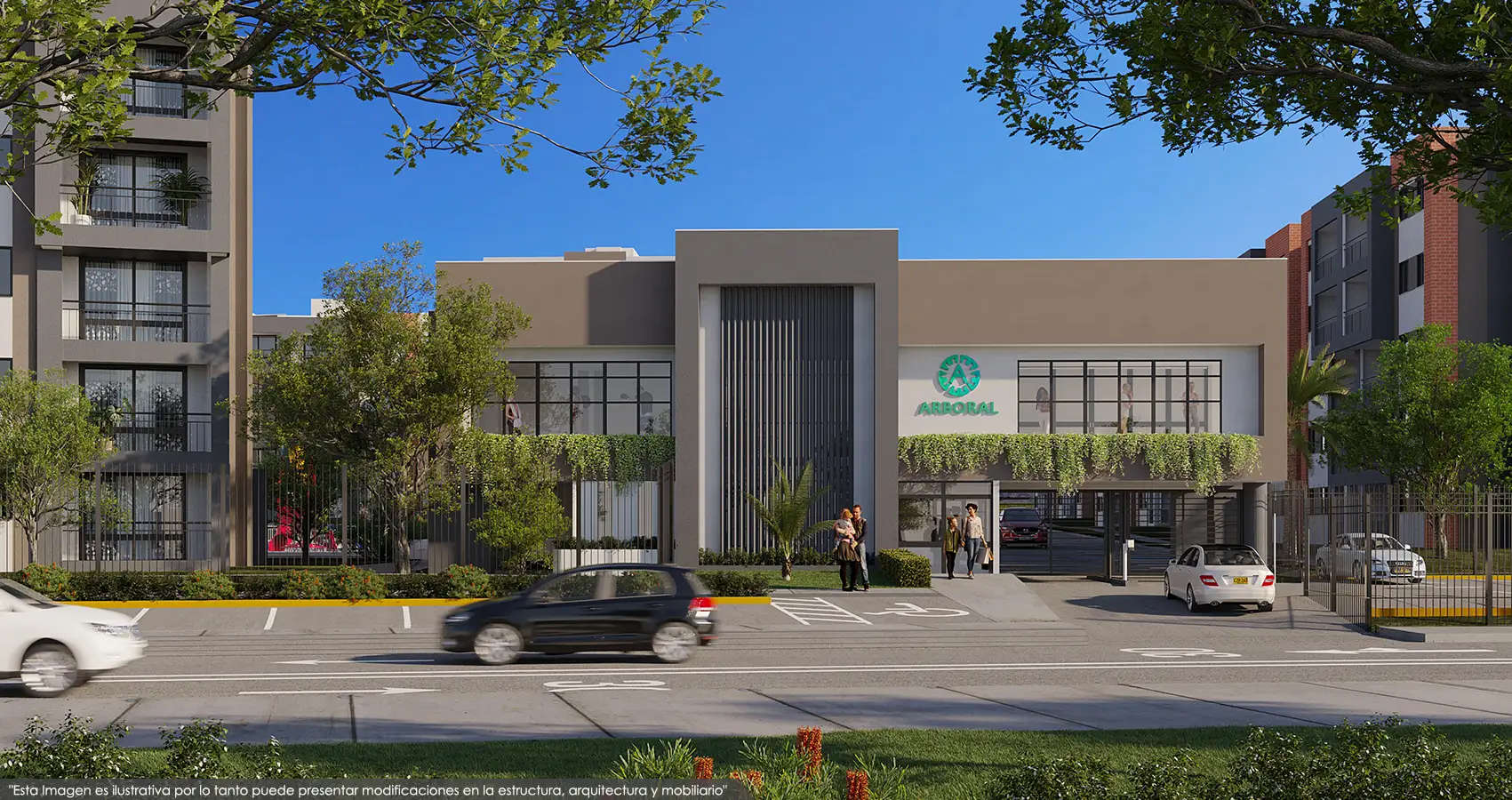 Tarjeta del proyecto Arboral - Ciudad Pacífica