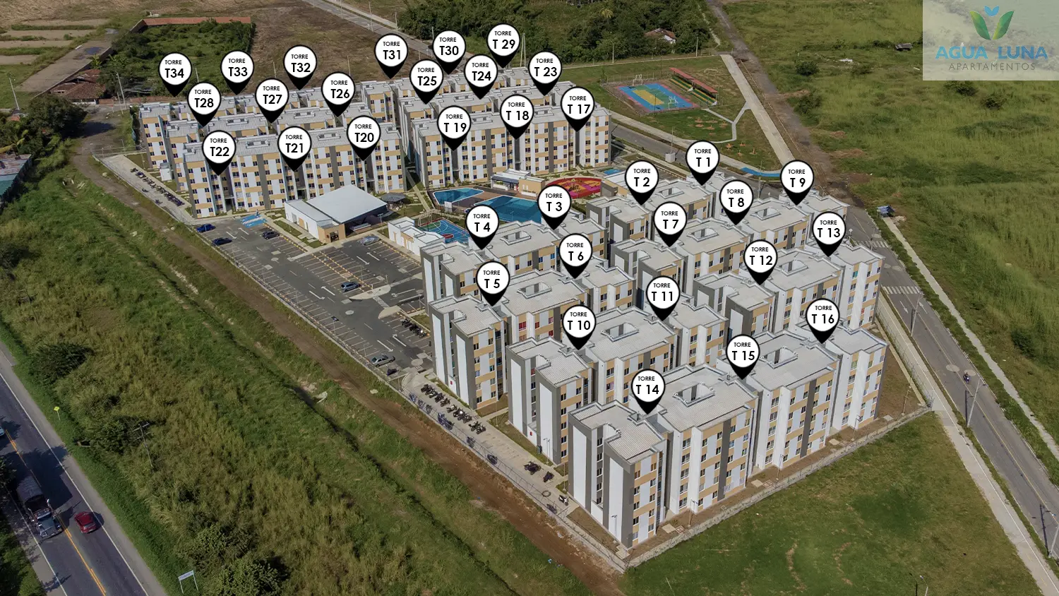 Foto del proyecto Agua Luna en avance de obra Diciembre de 2025