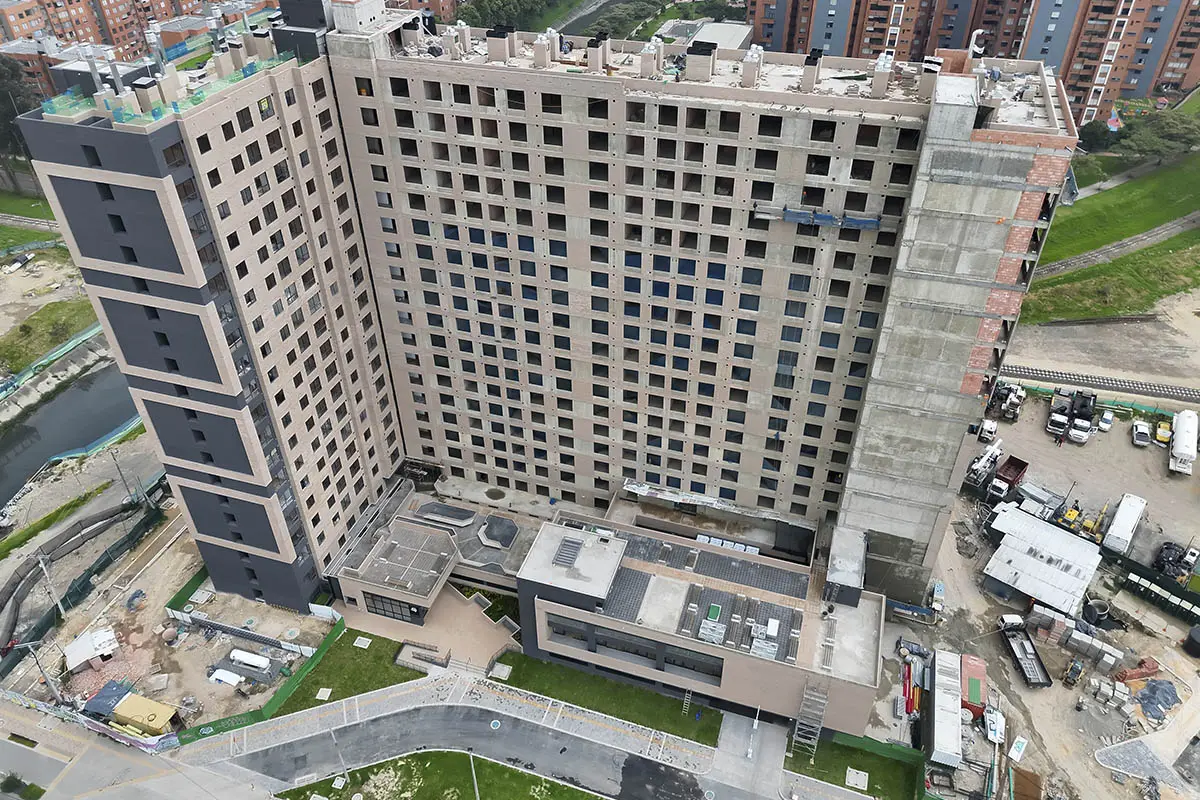 Foto del proyecto Central 68 en avance de obra Diciembre de 2025