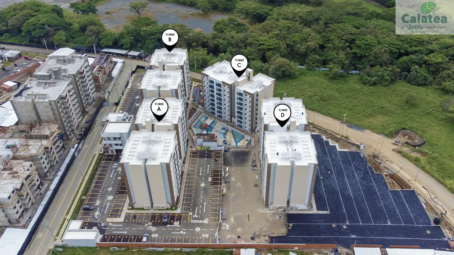 Foto del proyecto Calatea en avance de obra Diciembre de 2025