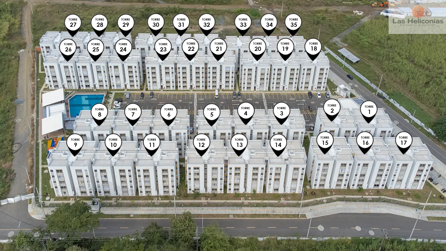 Foto del proyecto Heliconias en avance de obra Diciembre de 2025