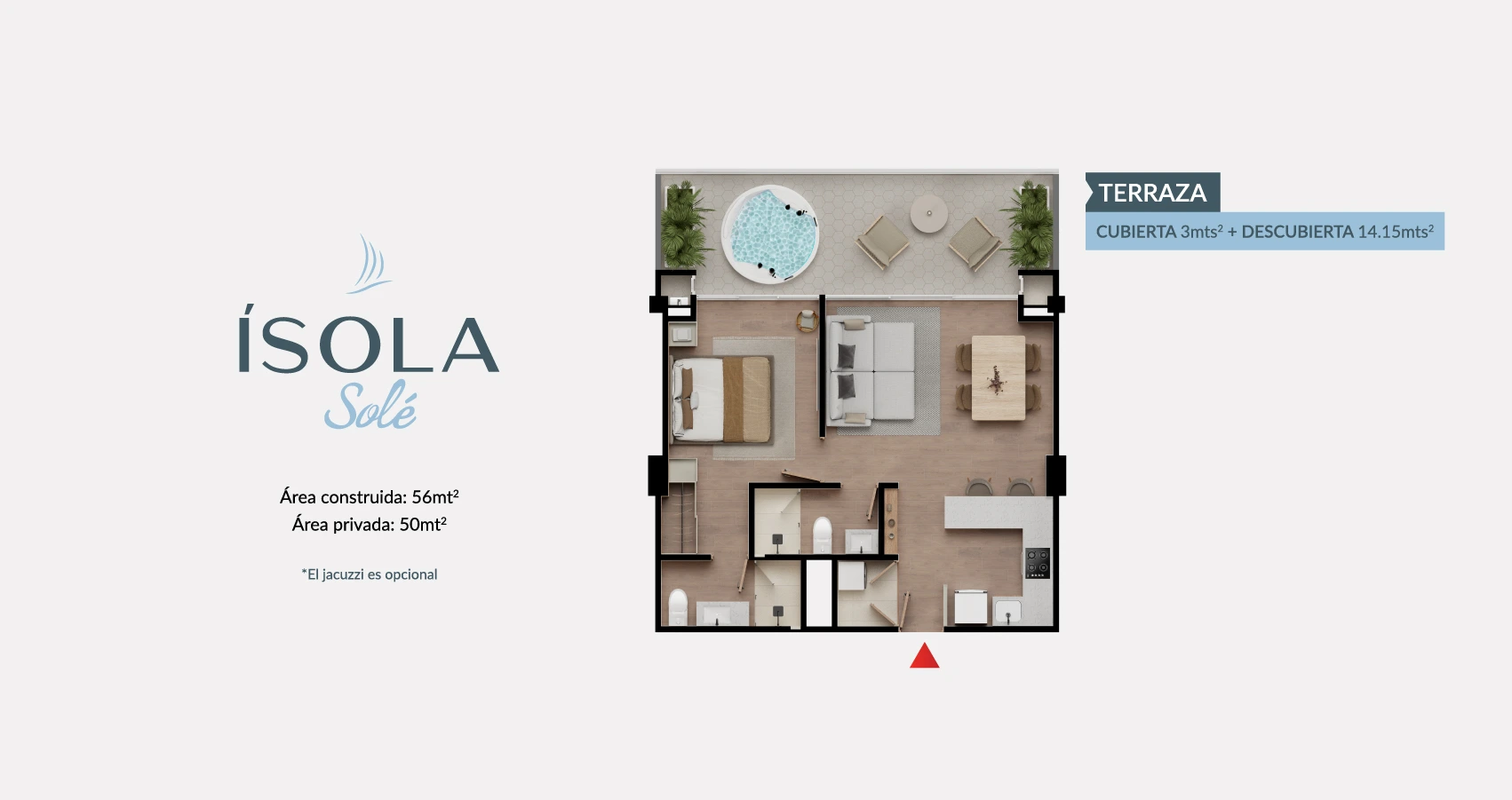 Apartamento Tipo 70 piso 6