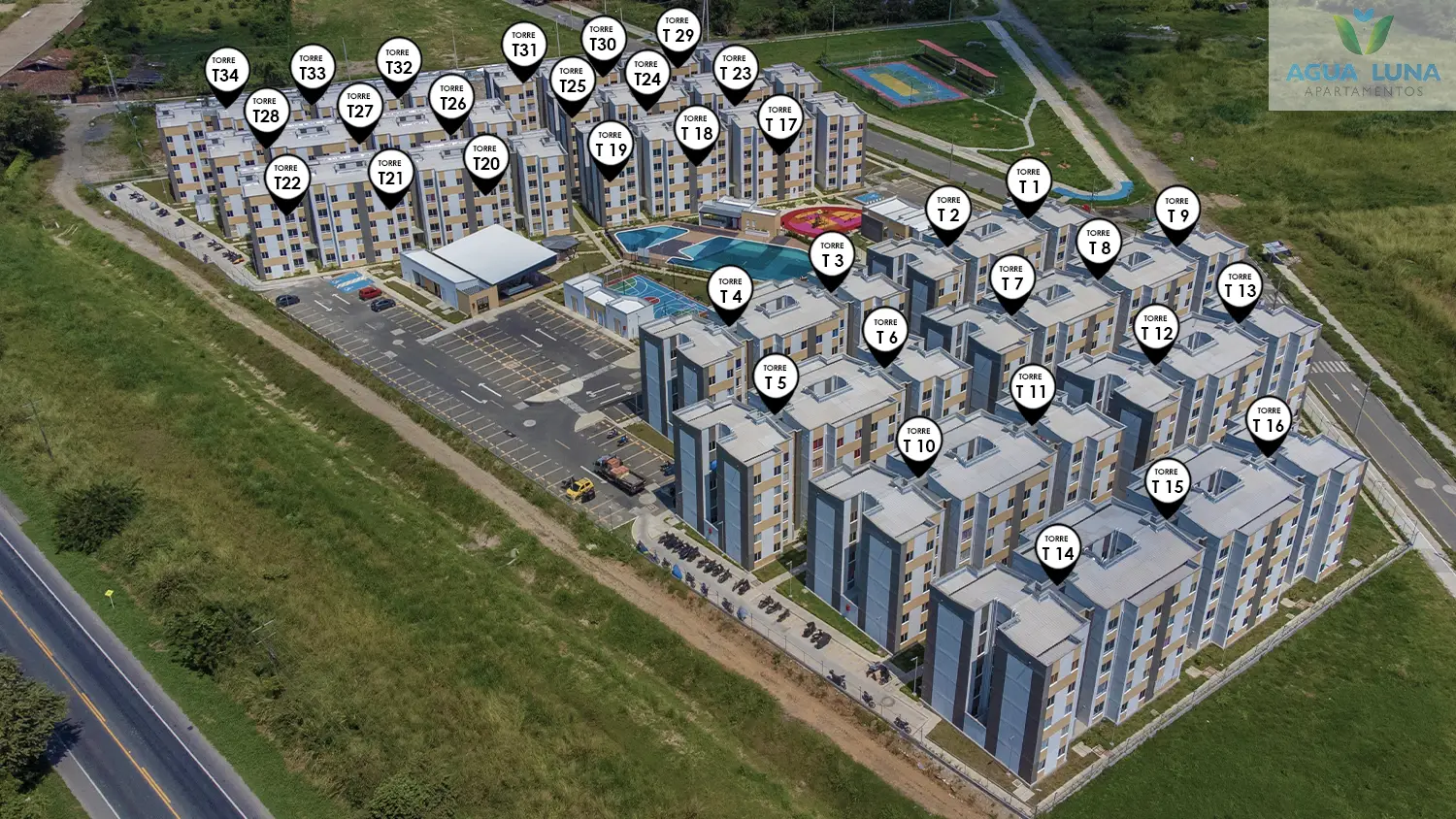 Foto del proyecto Agua Luna en avance de obra Enero de 2026