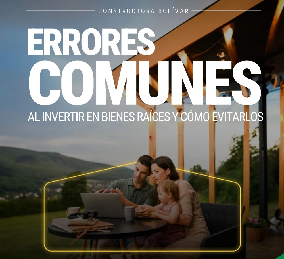 Card Ebook Errores comunes al invertir en bienes raíces y cómo evitarlos