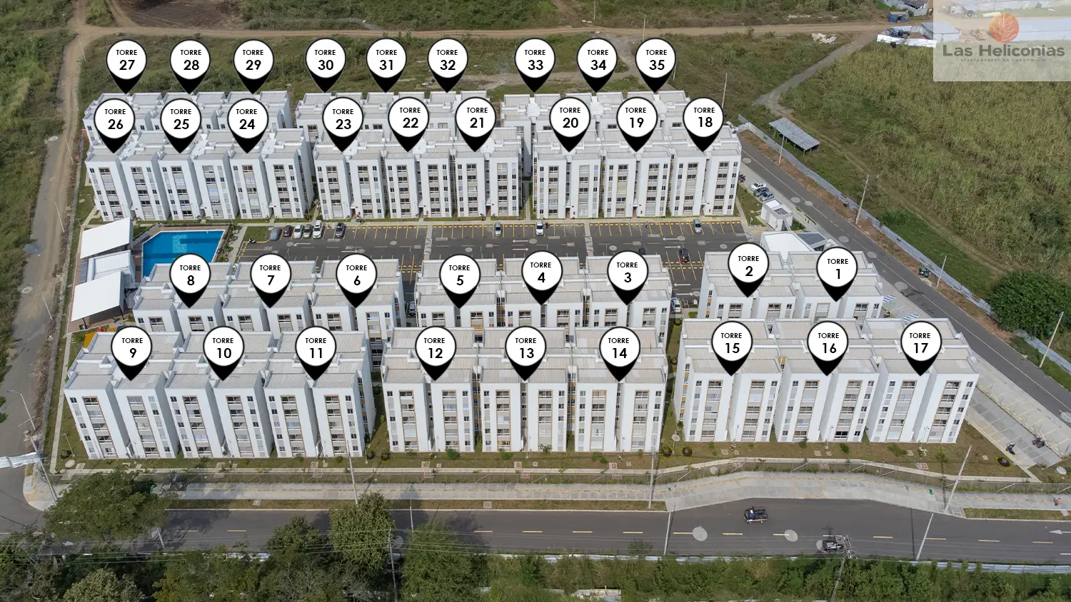 Foto del proyecto Heliconias en avance de obra Enero de 2026