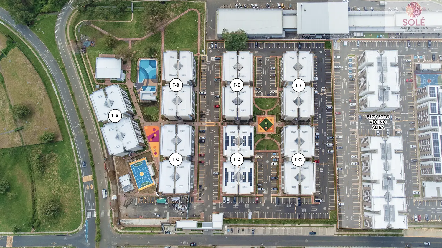 Foto del avance de obra del proyecto solé en el mes de febrero 2026