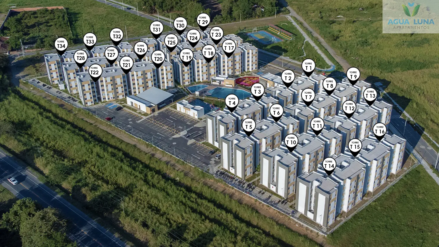 Foto del proyecto Agua Luna en avance de obra febrero de 2026