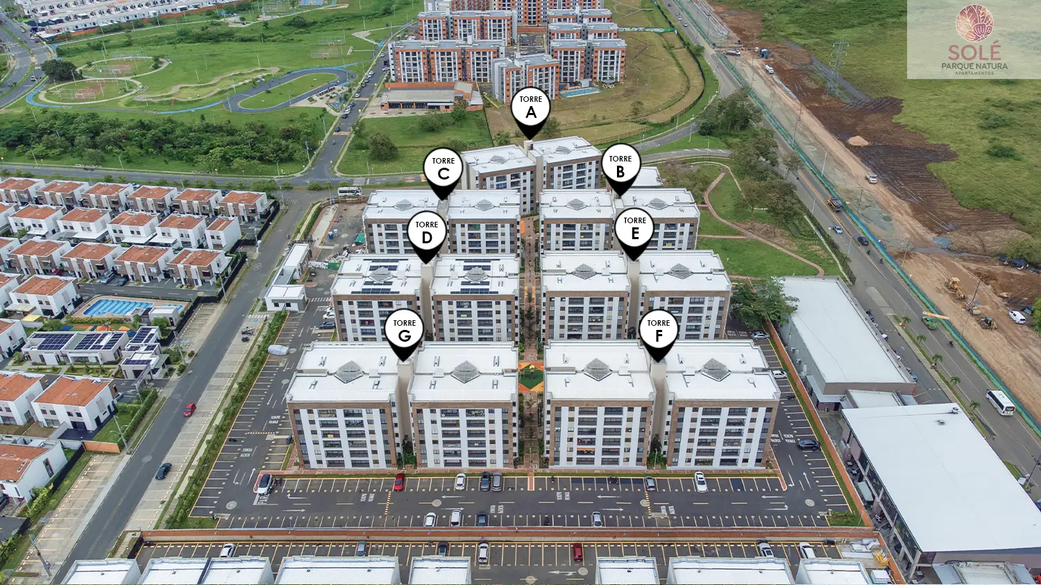 Foto del avance de obra del proyecto solé en el mes de febrero 2026