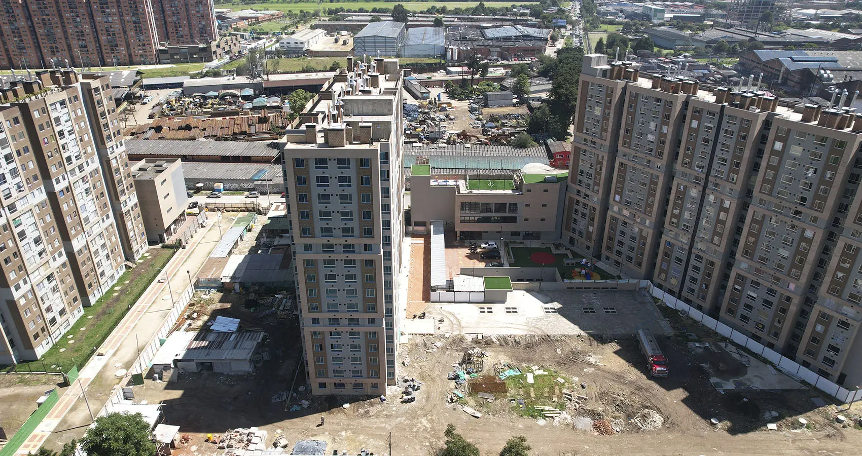 Foto del proyecto Senderos de Fontibón en avance de obra febrero de 2026