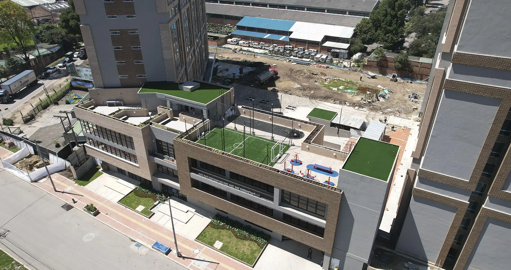 Foto del proyecto Senderos de Fontibón en avance de obra febrero de 2026