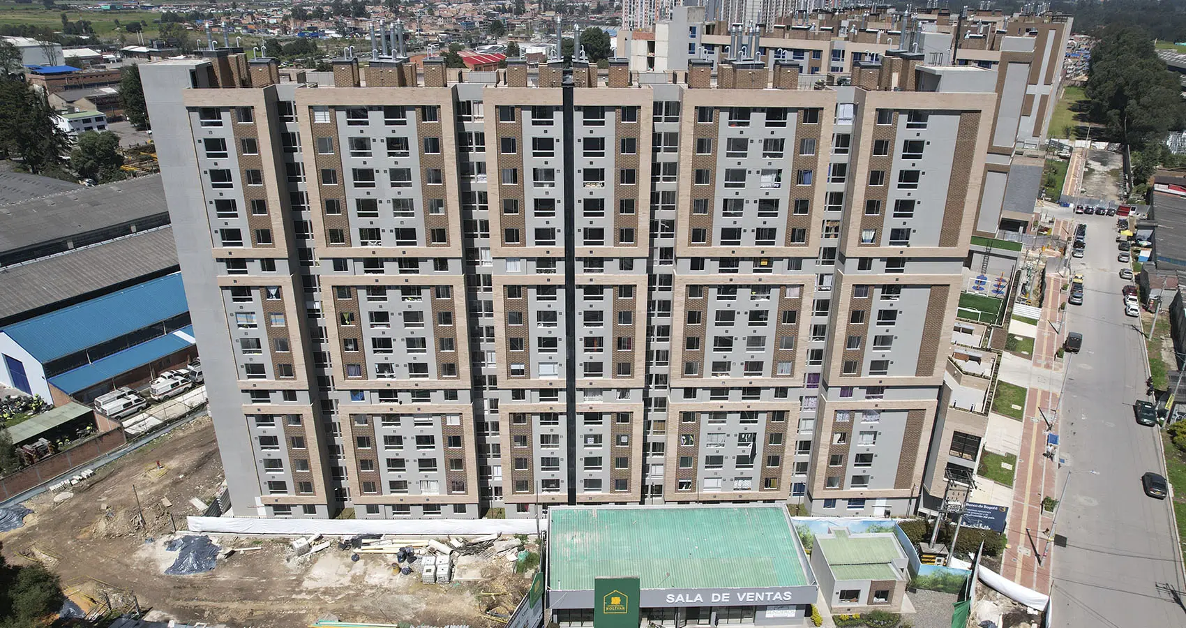 Foto del proyecto Senderos de Fontibón en avance de obra febrero de 2026