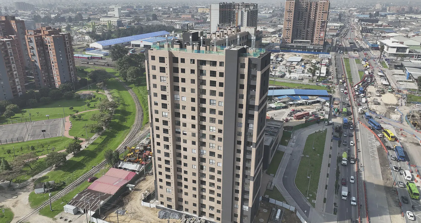 Foto del proyecto Central 68 en avance de obra Febrero 2026