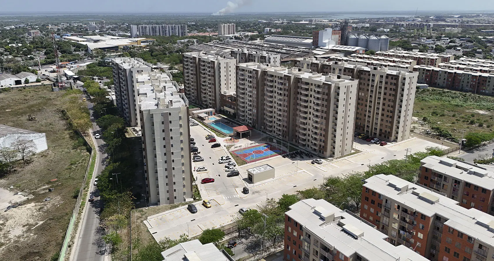 Foto del proyecto Puerto Guitarra en avance de obra febrero de 2026