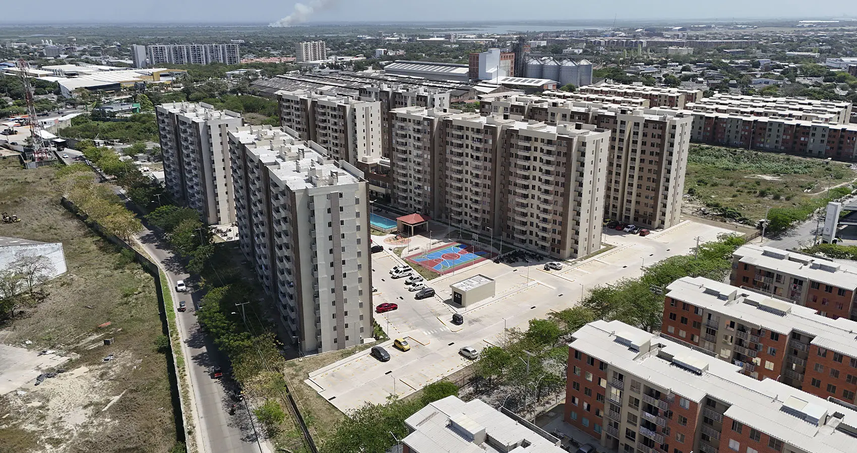 Foto del proyecto Puerto Guitarra en avance de obra febrero de 2026