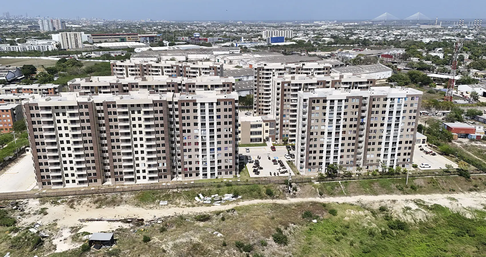Foto del proyecto Puerto Guitarra en avance de obra febrero de 2026
