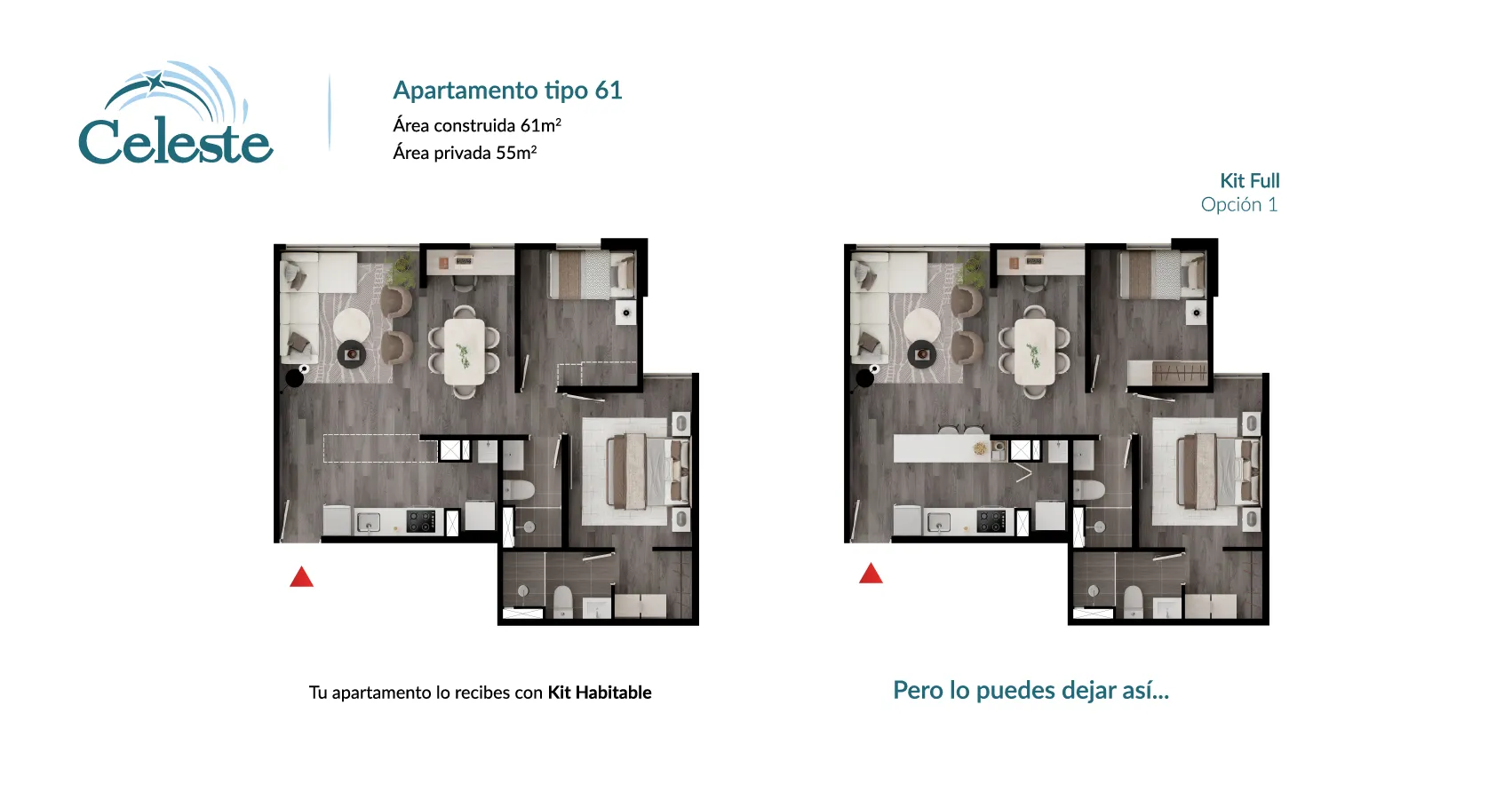 Apartamento tipo 61