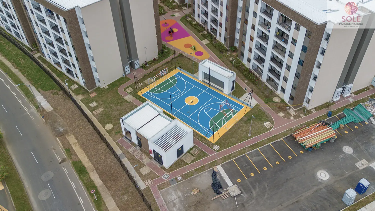 Foto del avance de obra del proyecto solé en el mes de marzo 2026