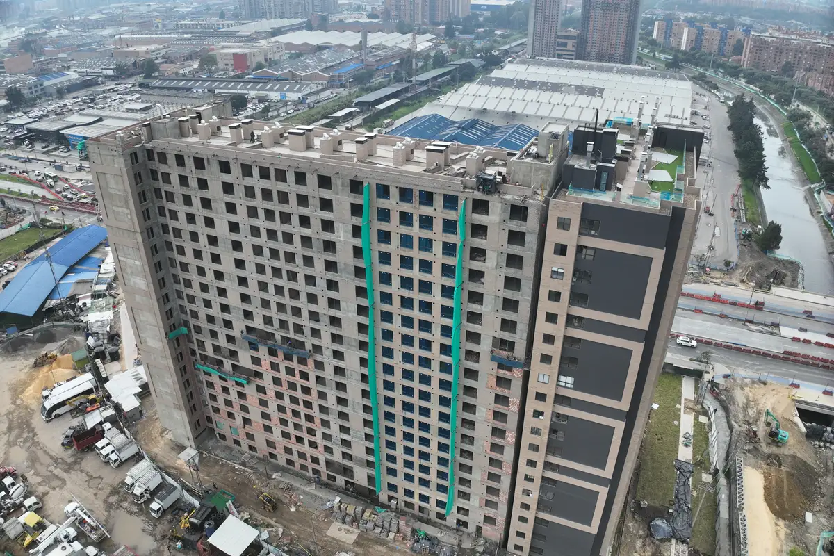 Foto del proyecto Central 68 en avance de obra marzo de 2026