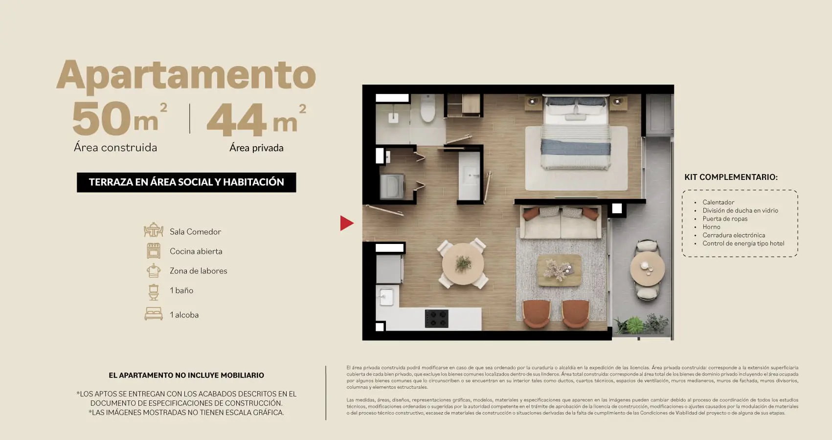 Apto tipo 50 - Etapa 2