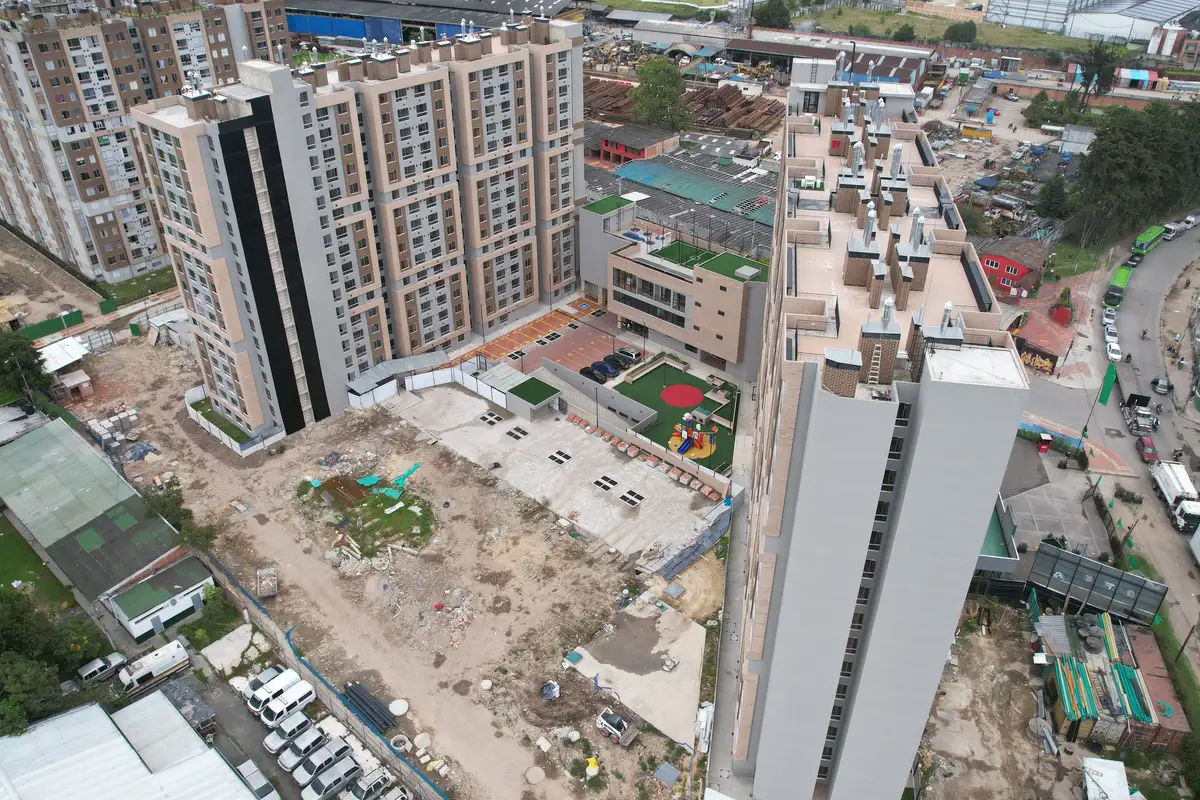 Foto del proyecto Senderos de Fontibón en avance de obra marzo de 2026