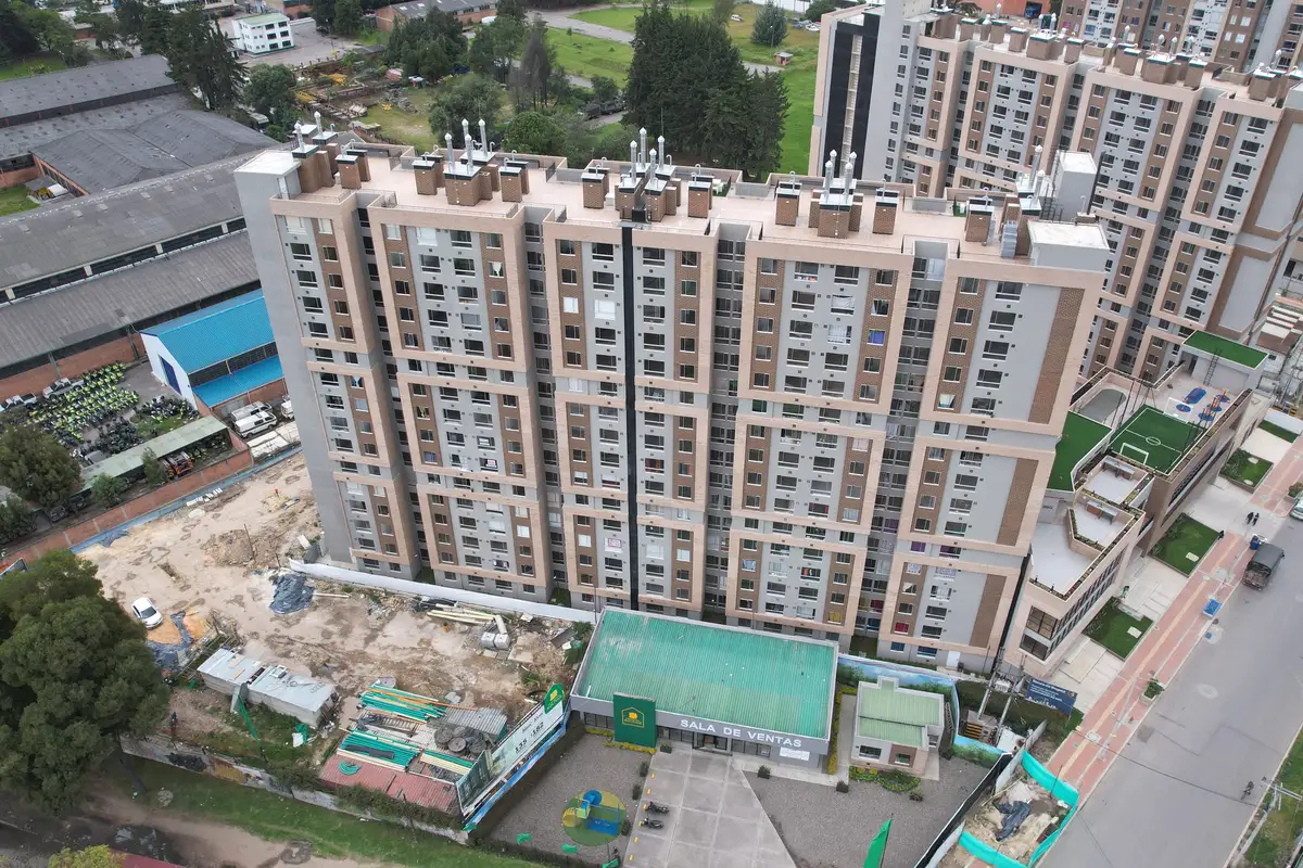 Foto del proyecto Senderos de Fontibón en avance de obra marzo de 2026