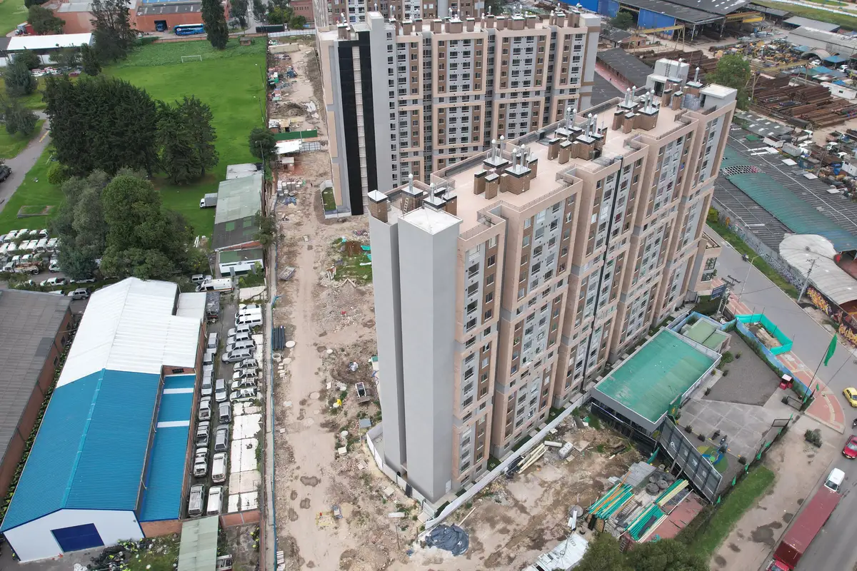 Foto del proyecto Senderos de Fontibón en avance de obra marzo de 2026