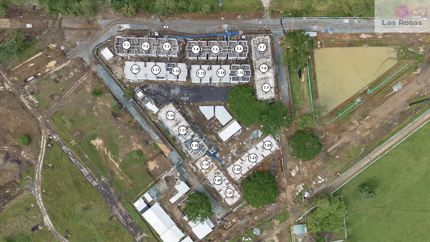 Foto del proyecto Las Rosas en avance de obra abril de 2026