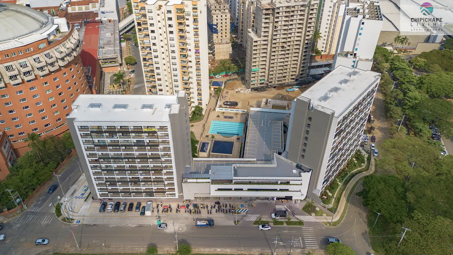 Foto del proyecto Chipichape Living en avance de obra abril de 2026