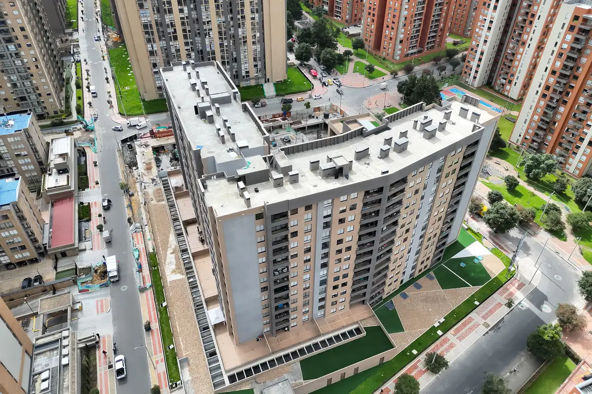 Foto del proyecto Álamo Veramonte en avance de obra abril de 2026