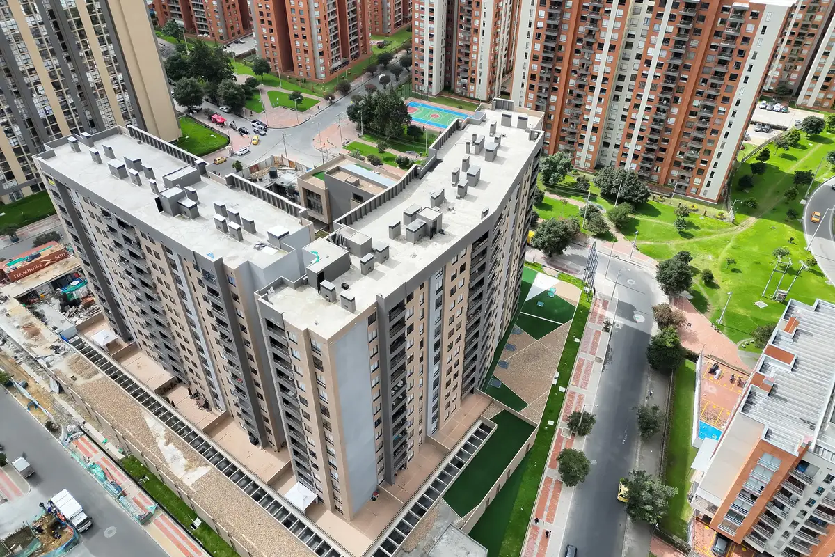 Foto del proyecto Álamo Veramonte en avance de obra abril de 2026