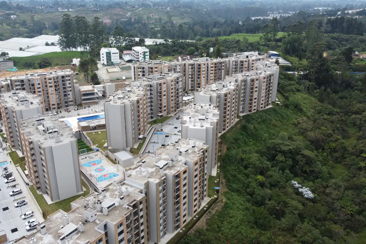 Foto de avance de obra abril 2026 del Proyecto Bosque Robledal