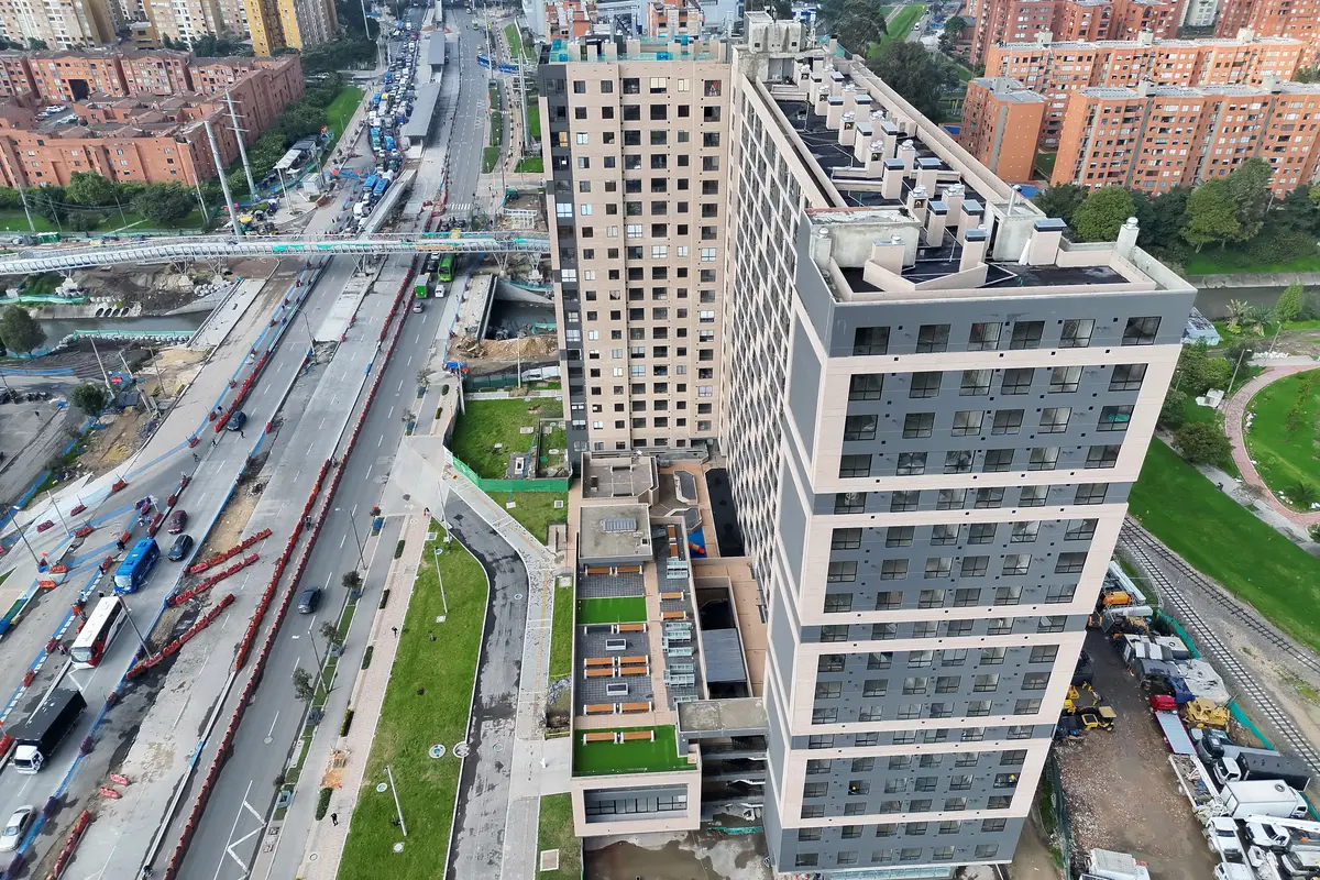 Foto del proyecto Central 68 en avance de obra abril de 2026