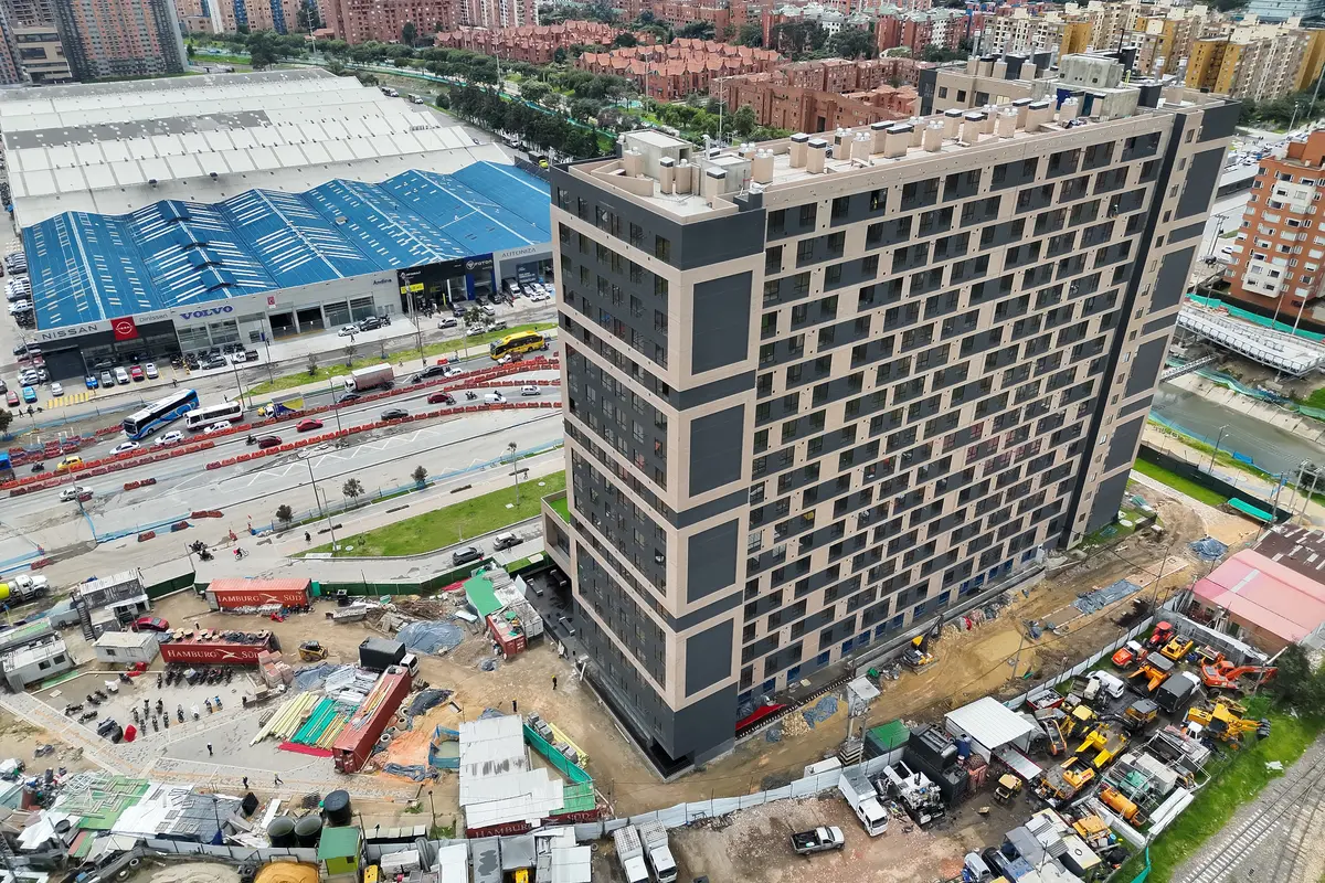 Foto del proyecto Central 68 en avance de obra junio de 2026
