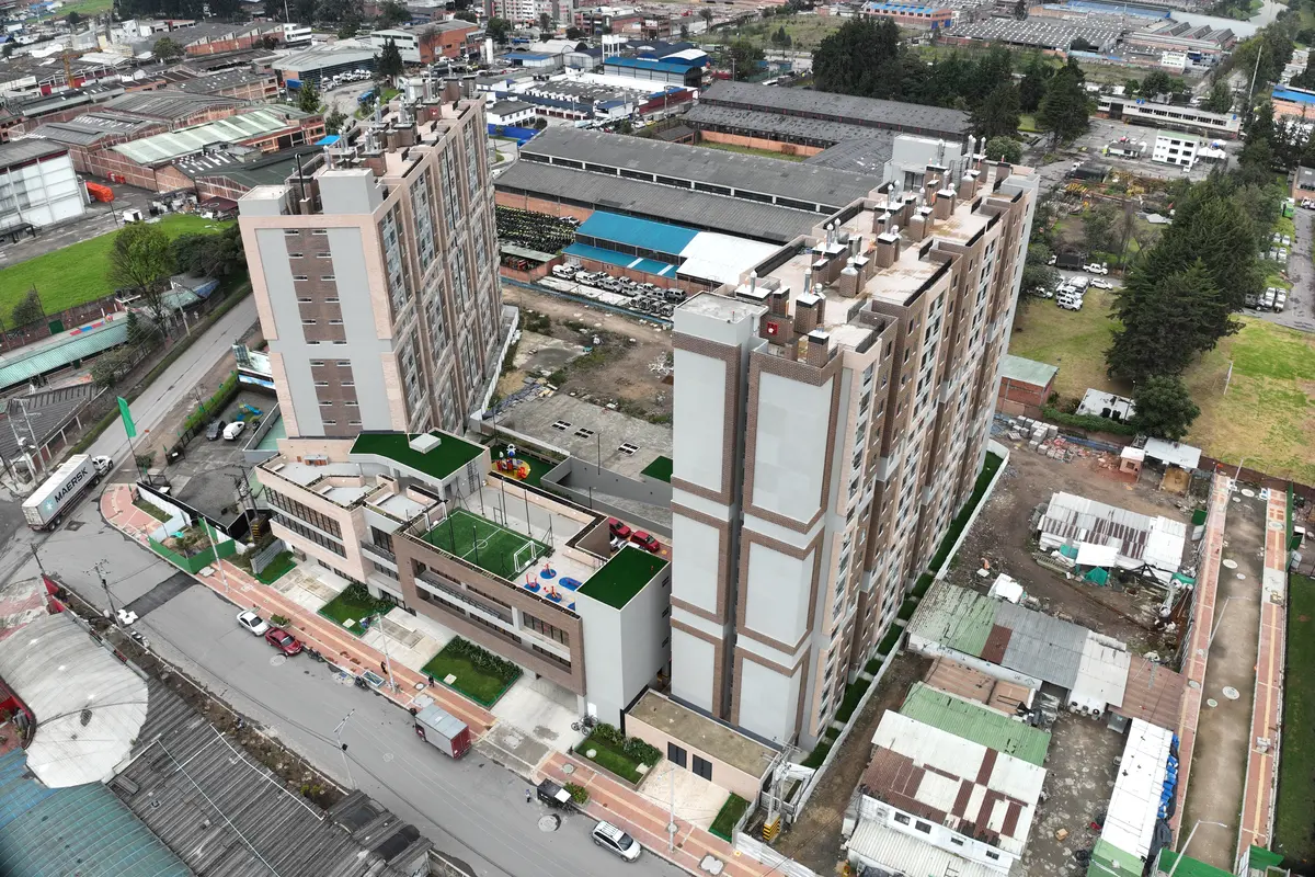Foto del proyecto Senderos de Fontibón en avance de obra junio de 2026