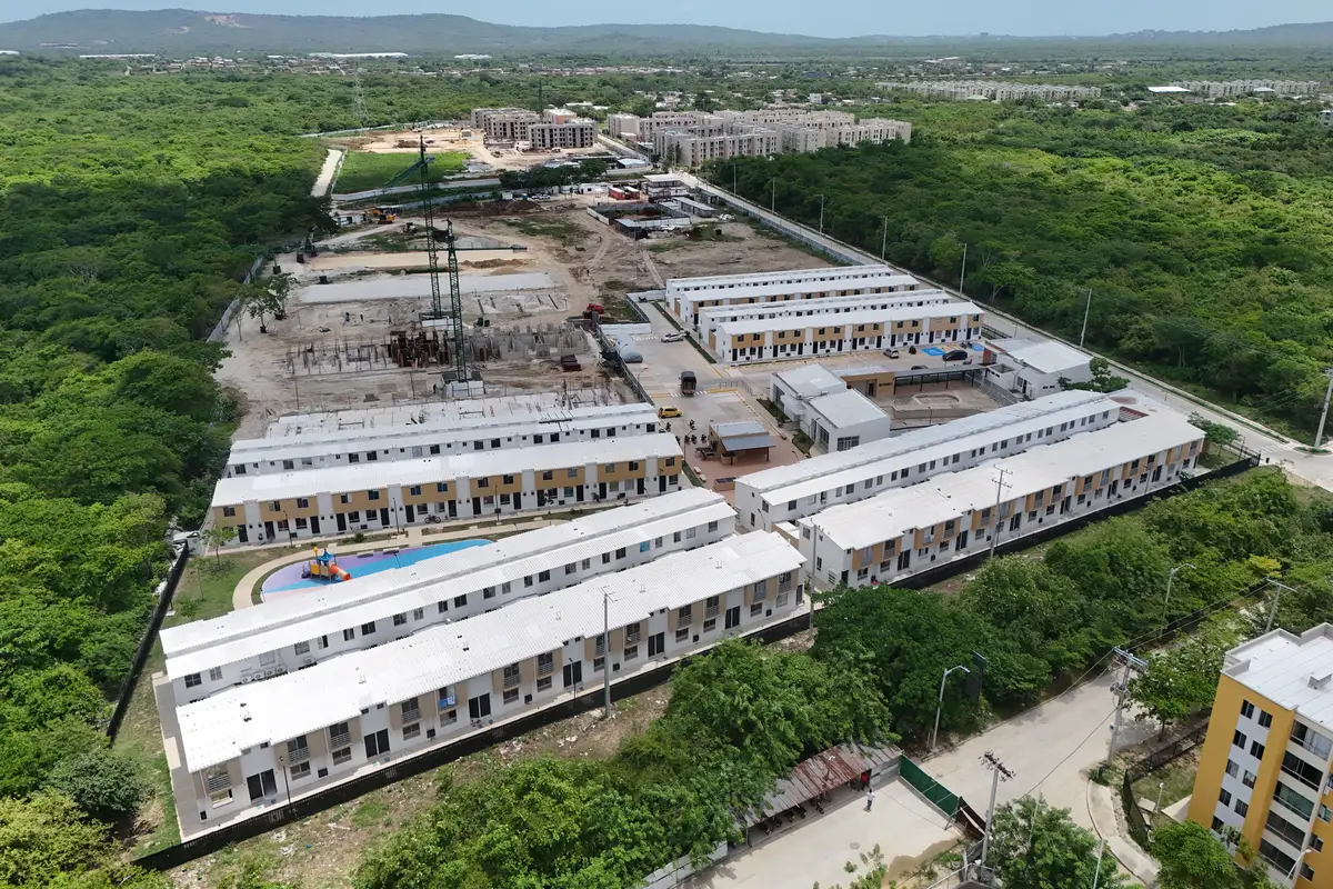 Foto del proyecto Casas de Portobelo en avance de obra junio de 2026