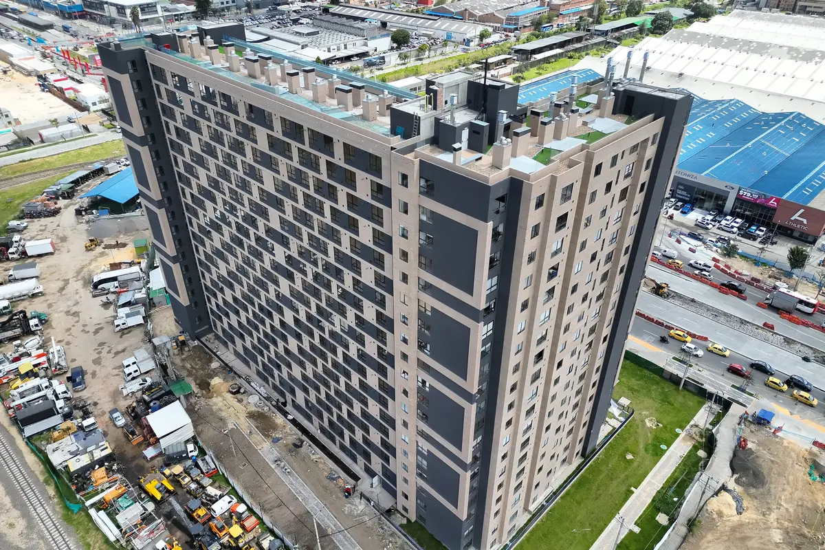 Foto del proyecto Central 68 en avance de obra junio de 2026
