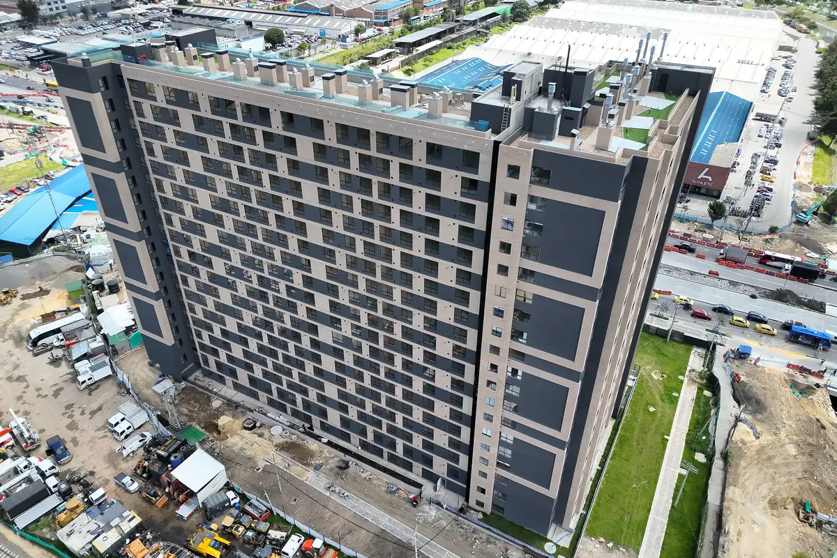 Foto del proyecto Central 68 en avance de obra junio de 2026