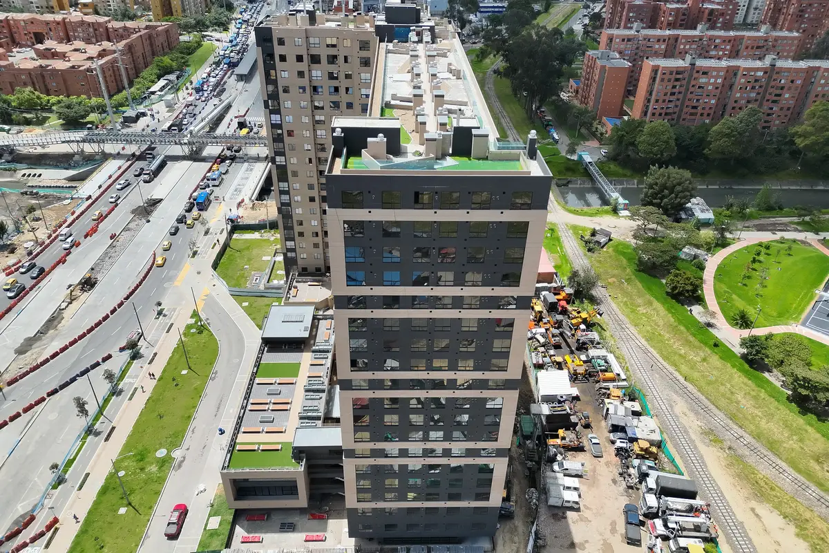 Foto del proyecto Central 68 en avance de obra junio de 2026