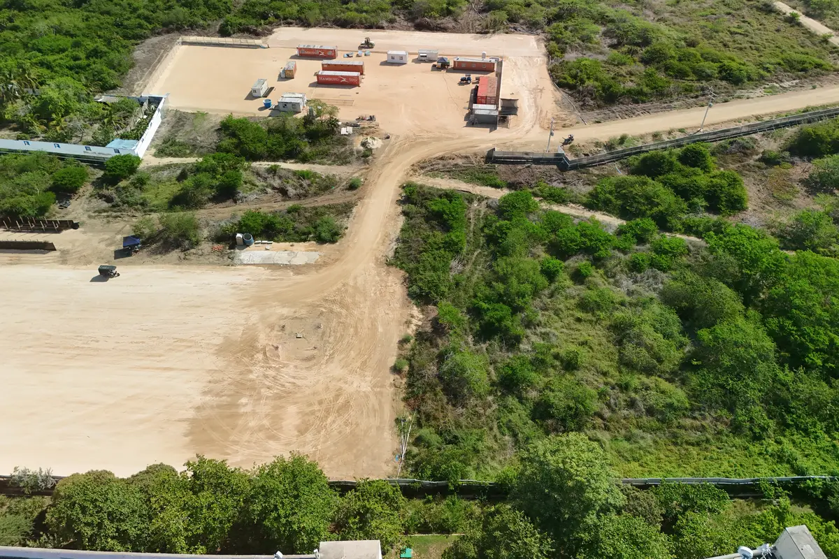 Foto del proyecto Ísola Praia en avance de obra junio de 2026